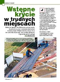Wstępne krycie w trudnych miejscach
